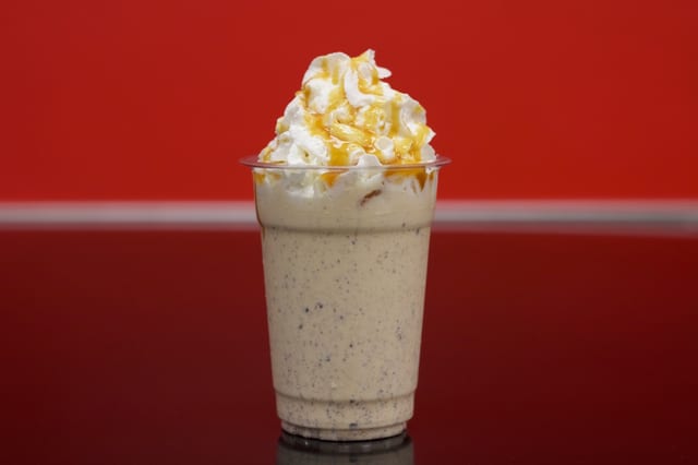 Salted Caramel Milkshake.
